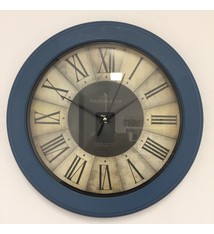 NiceTime Wandklok CASINO BLUE