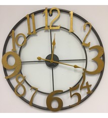 ChantalBrandO Wandklok Gold Rush Industrieel Design RETRO