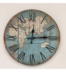 Wandklok WORLD II RETRO VINTAGE DESIGN