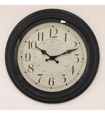 Saramax Wandklok Black Retro Design