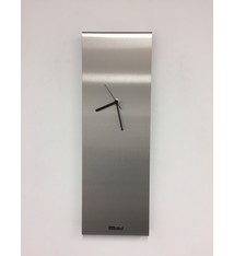 ChantalBrandO Wandklok LaBrando zilver modern design