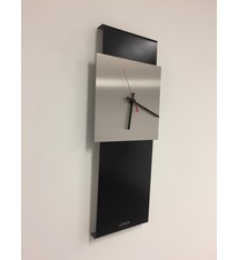 ChantalBrandO Wandklok LaBrand Export Design Black & RED Pointer modern Design