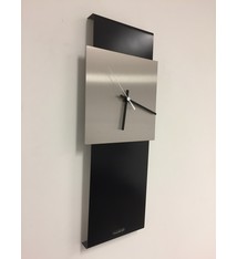 ChantalBrandO Wandklok LaBrand Export Design Black & White Pointer Modern Design