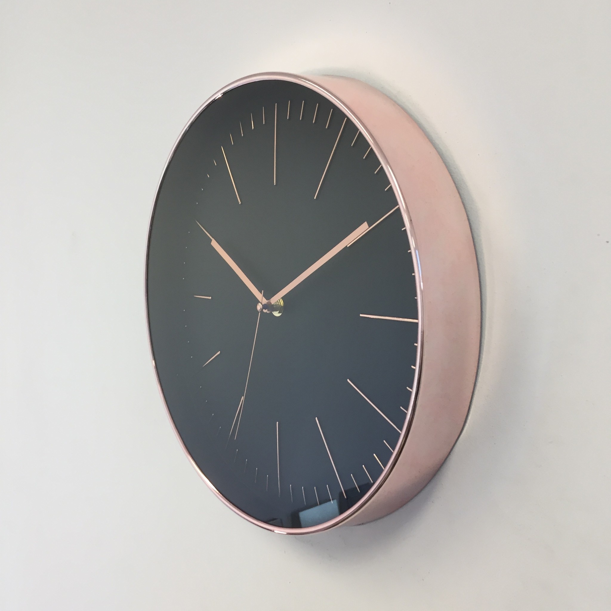 Saramax Wandklok COPPER ROSE Modern Design