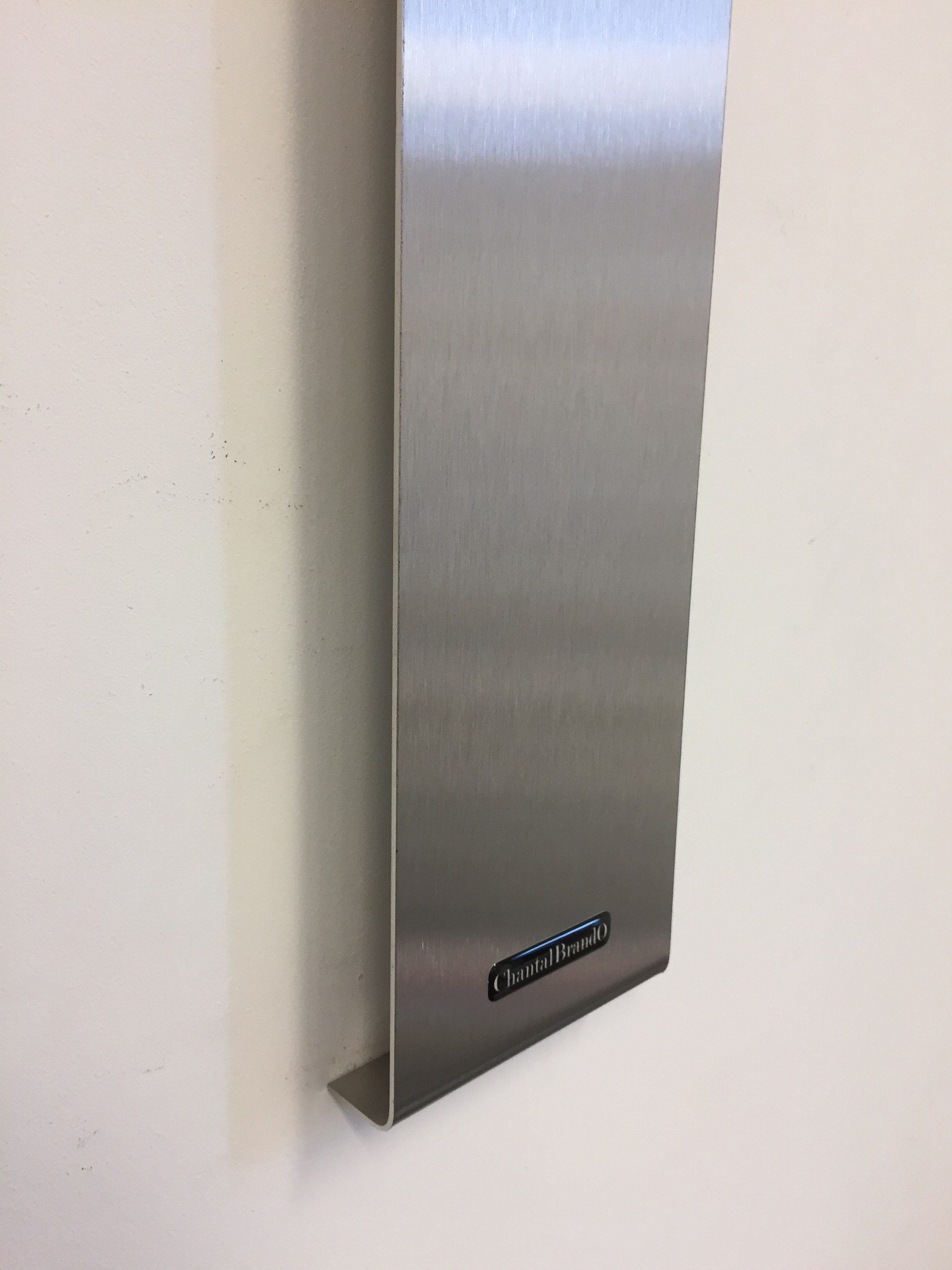 ChantalBrandO Wandklok SUMMIT SILVER MODERN DESIGN