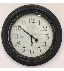 NiceTime Wandklok NOSTALGY BROWN Vintage design