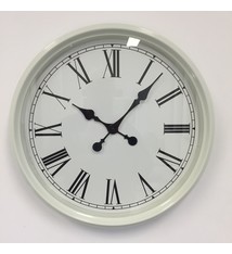 NiceTime Wandklok Orleans retro wit design