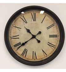 NiceTime Wandklok ORLEANS retro bruin design