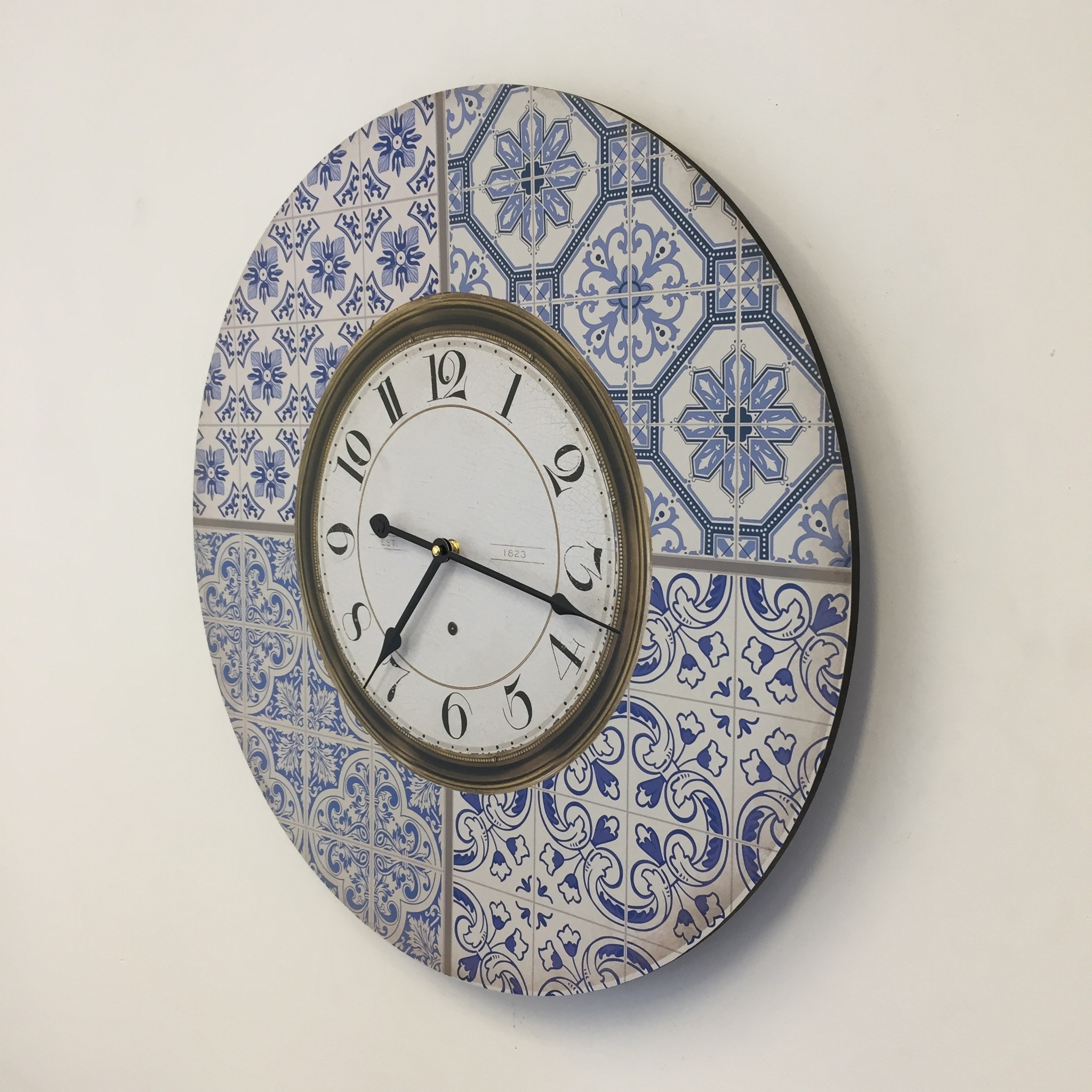 NiceTime Wandklok DUTCH DESIGN BLUE