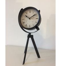 NiceTime Tafelklok Vintage Black Industrieel Design