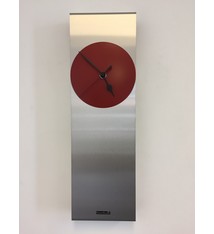 ChantalBrandO Wandklok Manhattan RED & BLACK Modern Dutch Design