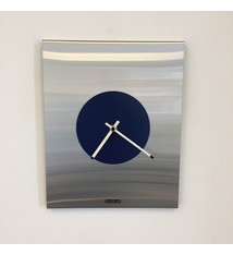 ChantalBrandO Wandklok Time Square New York in BLUE Modern Dutch Design