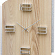 AMS Wandklok AMS  WOOD MODERN DESIGN