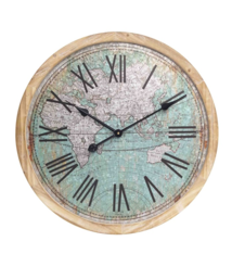 ChantalBrandO Wandklok World One Industrieel modern design