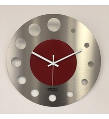 ChantalBrandO Wandklok JUNTE BRUSSEL ATOMIUM RED Modern Design