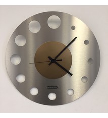 ChantalBrandO Wandklok JUNTE BRUSSEL ATOMIUM GOLD Modern Design