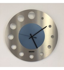 ChantalBrandO Wandklok JUNTE BRUSSELS ICE BLUE Modern Design