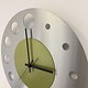 ChantalBrandO Wandklok JUNTE BRUSSEL ATOMIUM LIME GREEN Modern Design