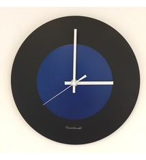 ChantalBrandO Wandklok Black & Blue modern Dutch Design