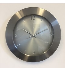 NiceTime Wandklok Aureo Modern Design RVS