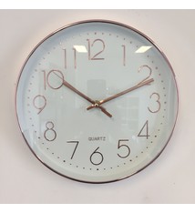 NiceTime Wandklok Rose Goud modern design