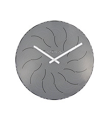 NXT Wandklok ABSTRACT Black & White  modern design