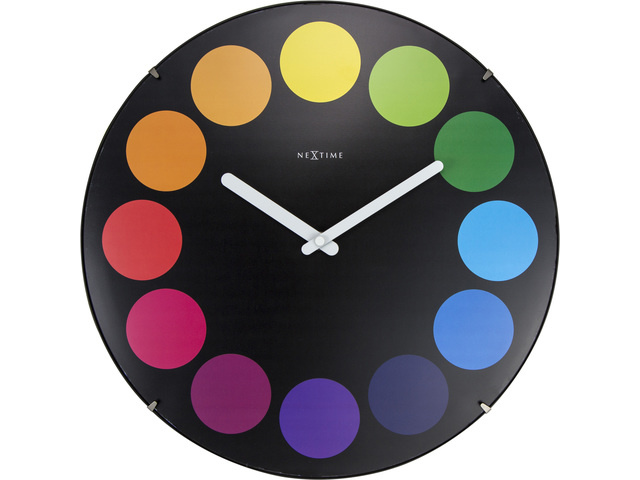 NXT Wandklok Rainbow modern design