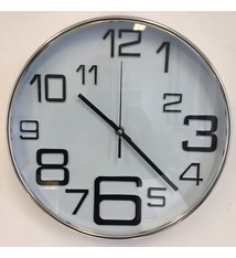 Saramax Wandklok BIG 6 wit modern design