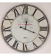 Saramax Wandklok Cafe 1870 Industrieel Design