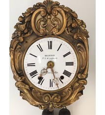 ChantalBrandO Wandklok COMTOISE ANTIEK FRANCE