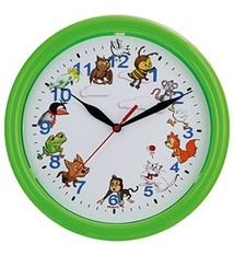 Saramax Kinder wandklok met dieren