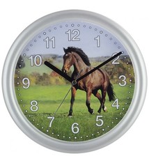 Saramax Kinder wandklok met paard