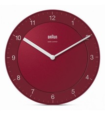 Braun BRAUN wandklok ROOD