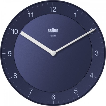 Braun BRAUN wandklok Blauw