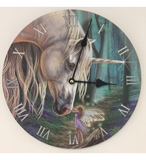 NiceTime Kinder wandklok UNICORN met ELF