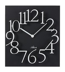 Atlanta Wandklok ANNAPOLIS Zwart modern design