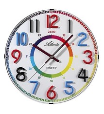 Atlanta Kinder wandklok RAINBOW