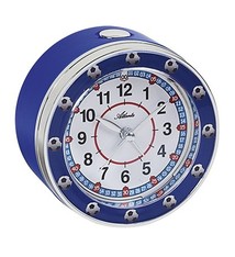 Atlanta Kinder Wekker voetbal motief blauw