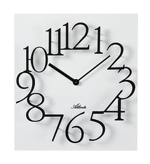 Atlanta Wandklok ANNAPOLIS WIT modern design