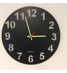 ChantalBrandO Wandklok ChantalBrandO BLACK SKY Modern Dutch Design