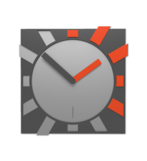 Callea Wandklok JAPO Orange