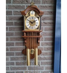 Wandklok Eiken hout