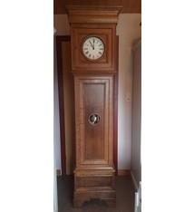 Staande klok Louis Phillip stijl eikenhout