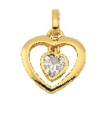 ChantalBrandO Hanger hart met zirkonia