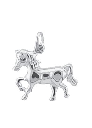 Hanger paard zilver