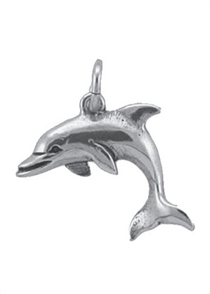Hanger Dolfijn zilver