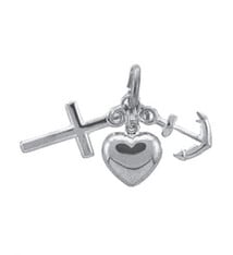 Hanger HOOP GELOOF EN LIEFDE zilver