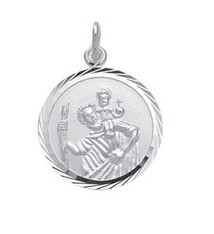 Motief hanger  Christoffel  Jezus Christus