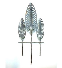 Wanddecoratie SILVER CANDLES