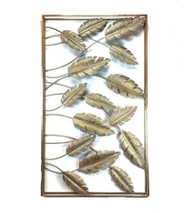 Wanddecoratie GOLDEN LEAVES III